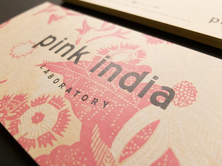 Identité visuelle Pink India