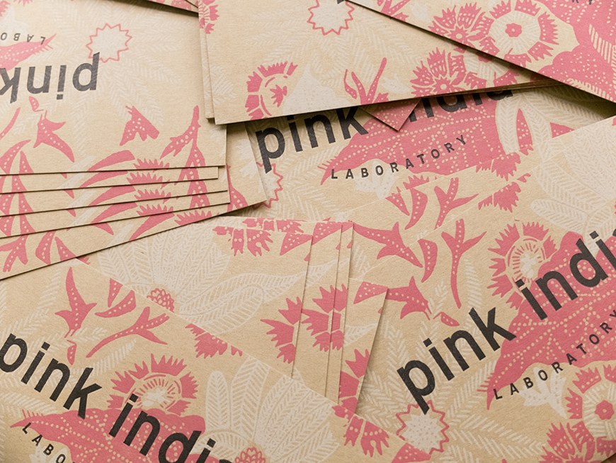 Identité visuelle Pink India