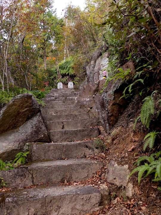 Montée vers le sommet de MItaki