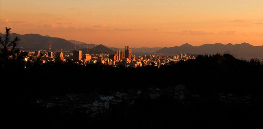 Vue sur Hiroshima depuis MItaki