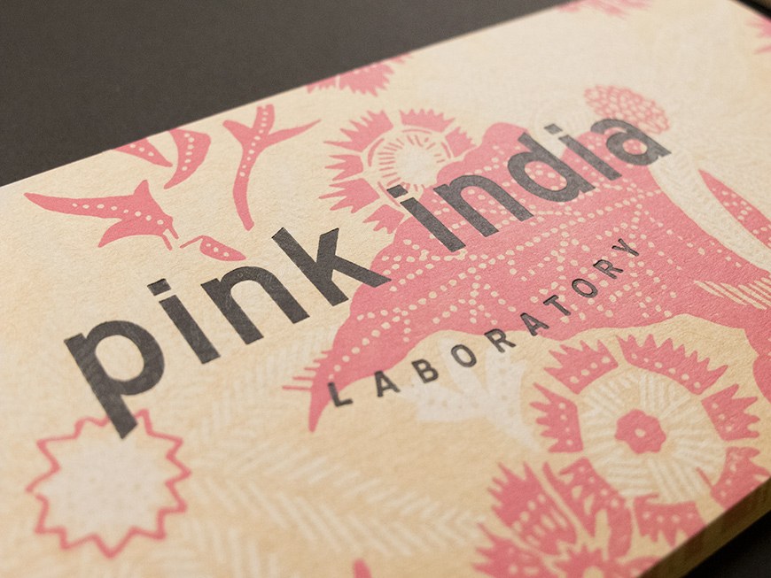 Identité visuelle Pink India