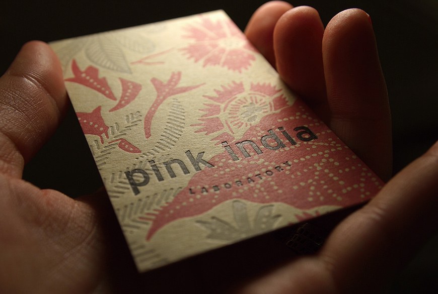 Identité visuelle Pink India