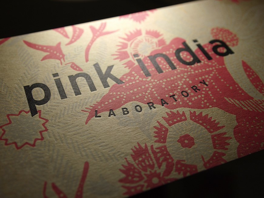 Identité visuelle Pink India