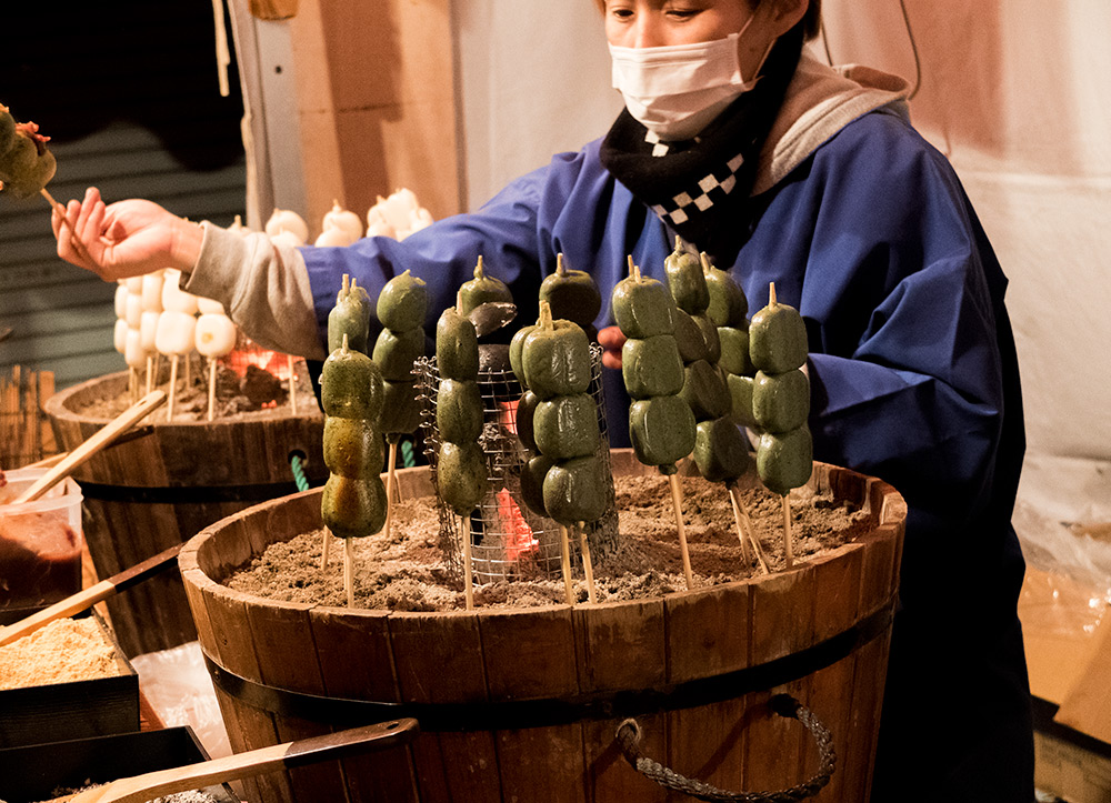 yatai de mochi