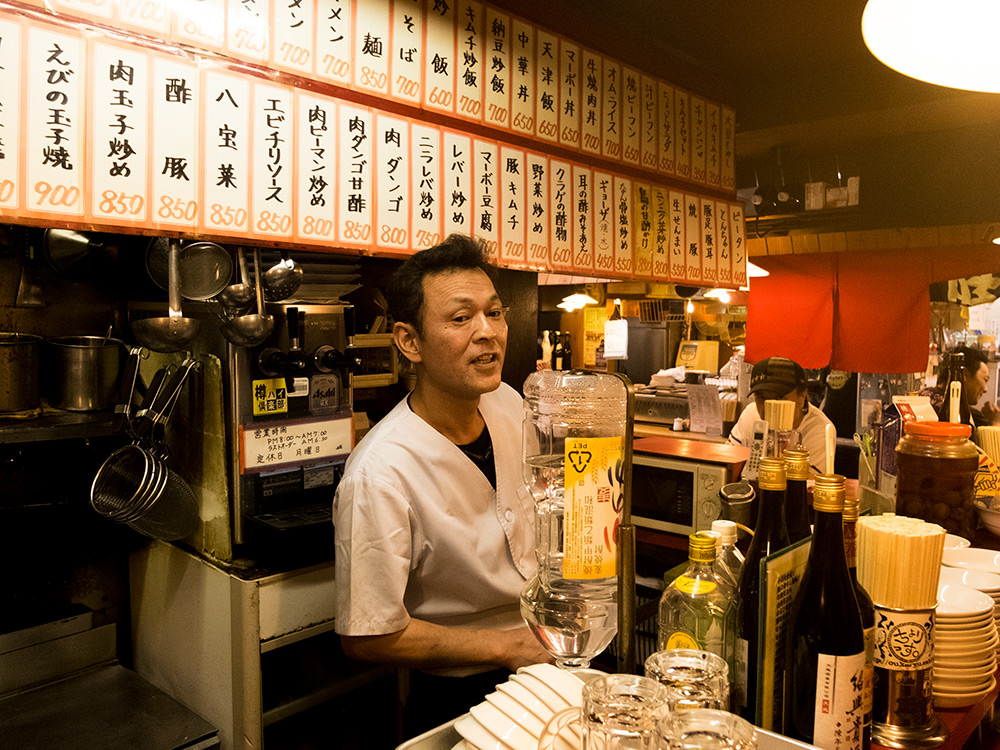propriétaire de Heiwa-en; Ganko Yatai