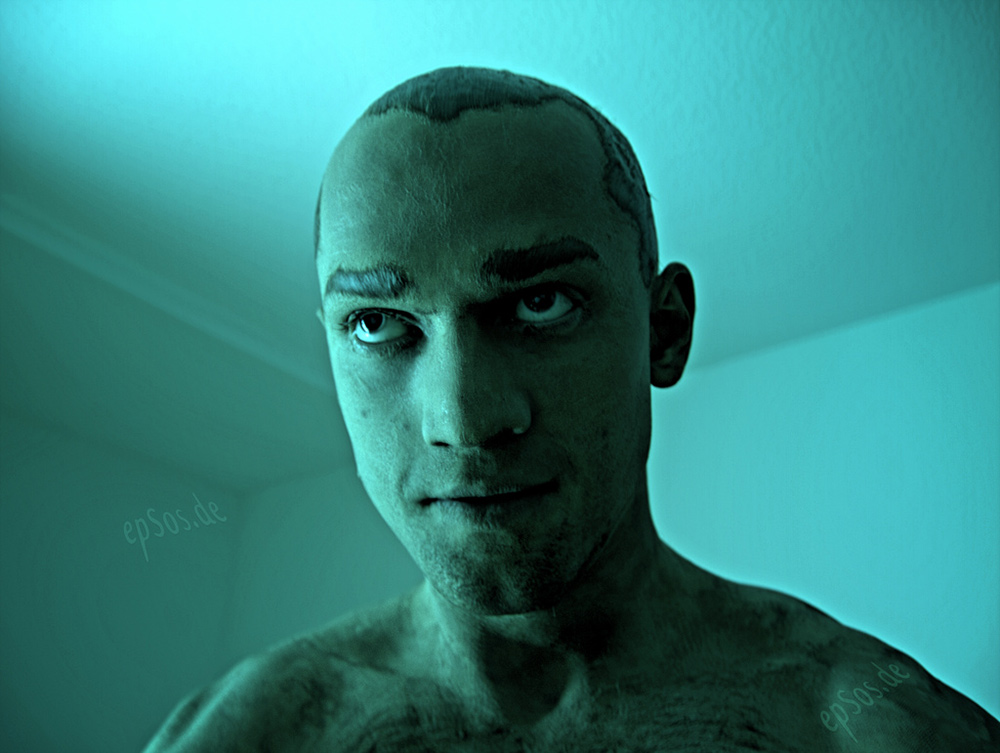 photo credit: Crazy Blue Man in Scary Robot Makeup via photopin (license)