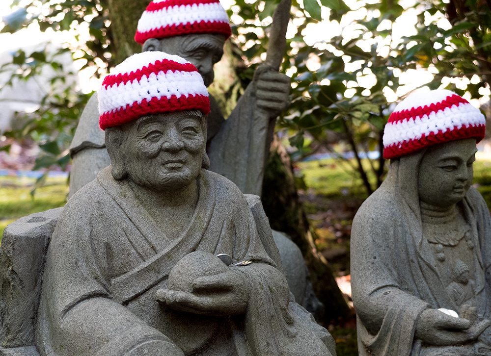 les 500 statues des disciples de Shaka Nyorai, Daisho-in, Miyajima