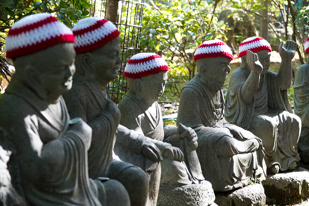 les 500 statues des disciples de Shaka Nyorai, Daisho-in, Miyajima