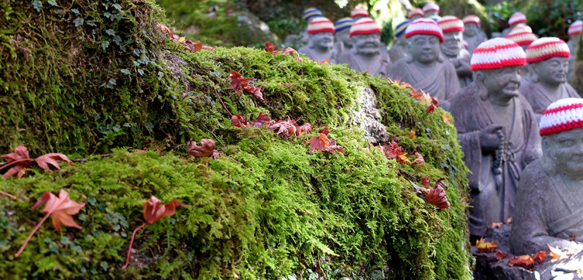 les 500 statues des disciples de Shaka Nyorai, Daisho-in, Miyajima