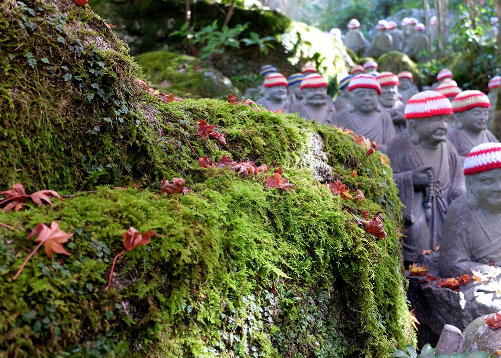 les 500 statues des disciples de Shaka Nyorai, Daisho-in, Miyajima