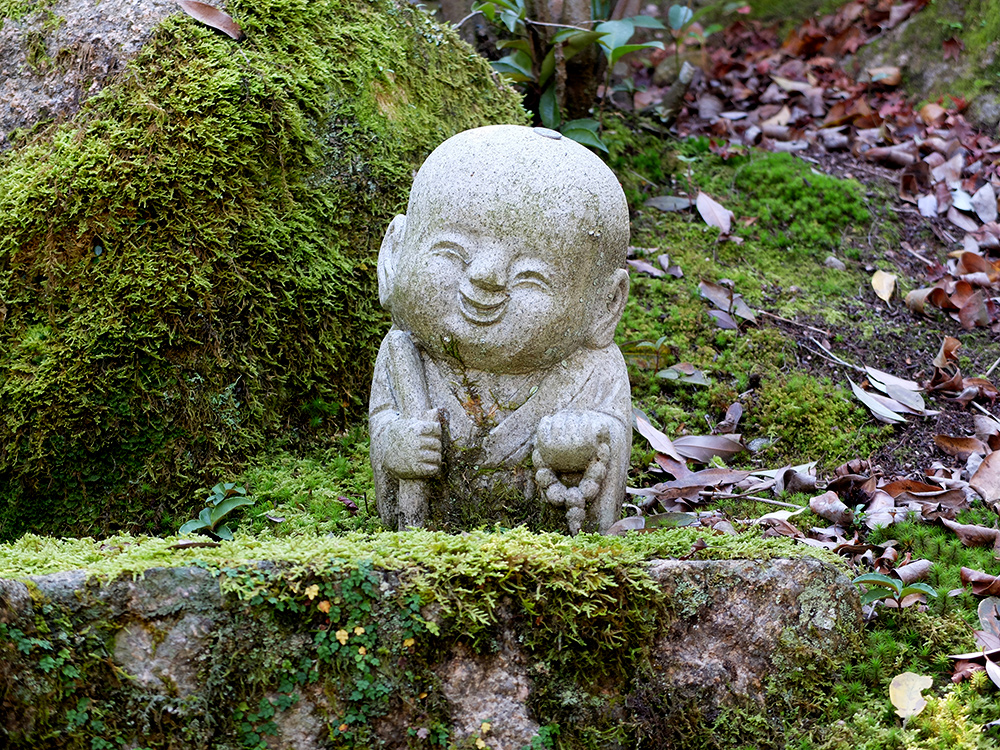 les 500 statues des disciples de Shaka Nyorai, Daisho-in, Miyajima