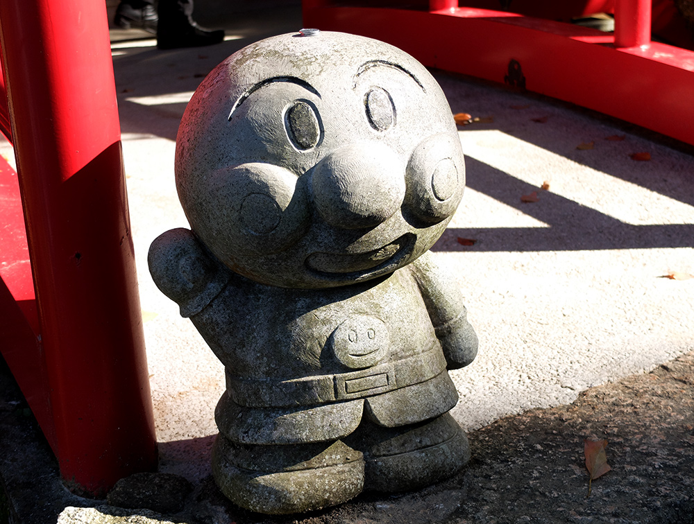 Statue anpanman à Miyajima