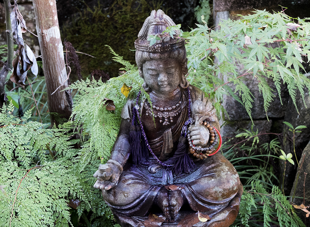 statuettes temple Daisho-in, Miyajima