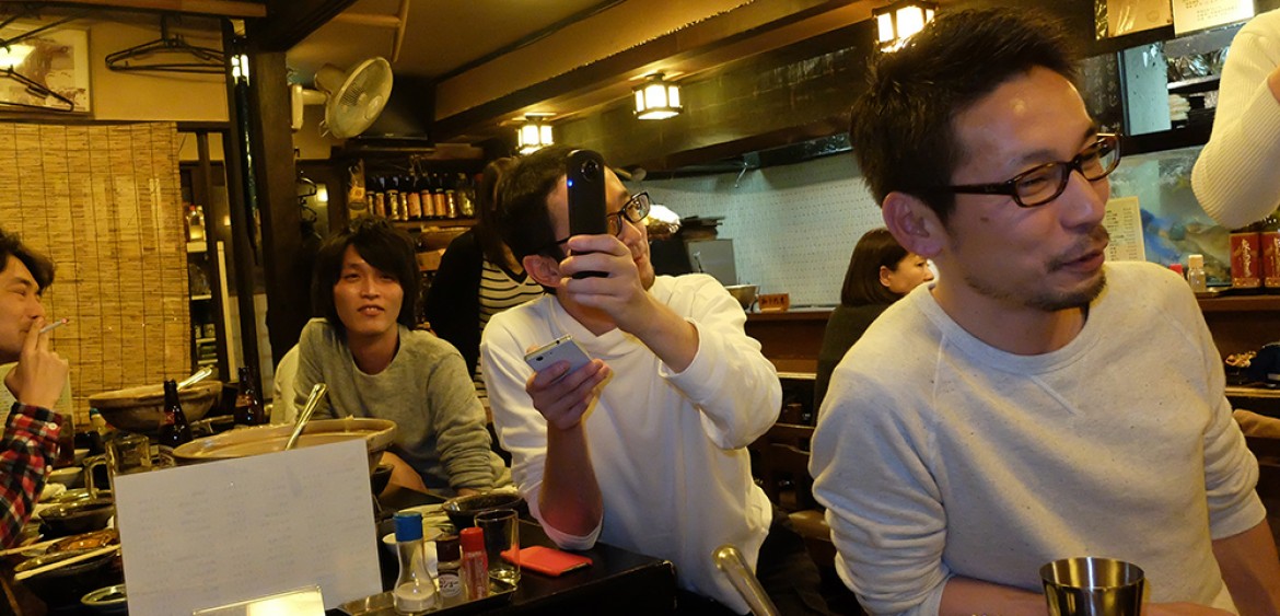 bōnenkai dans un izakaya à Hiroshima