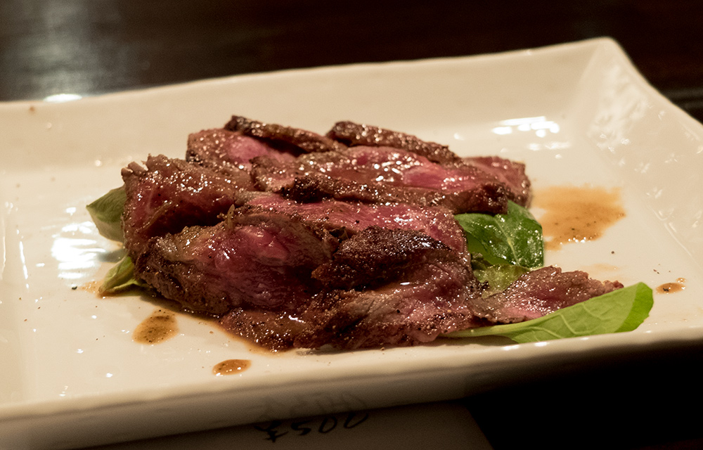 Tataki de wagyū