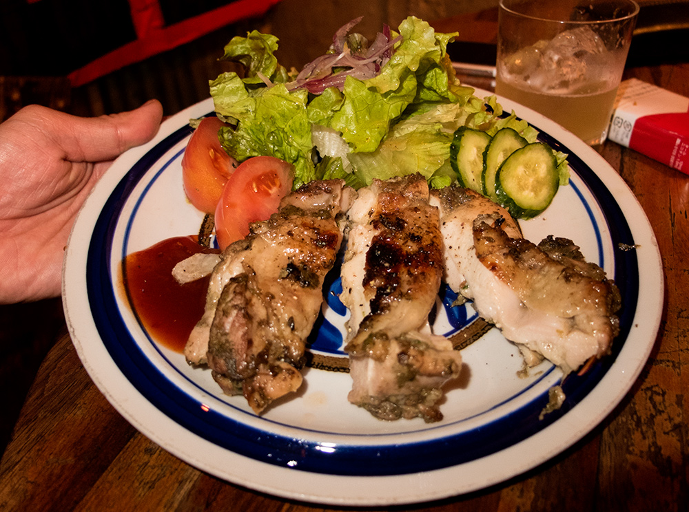 Jerk Chicken, bar Rub-a-dub, Kyoto