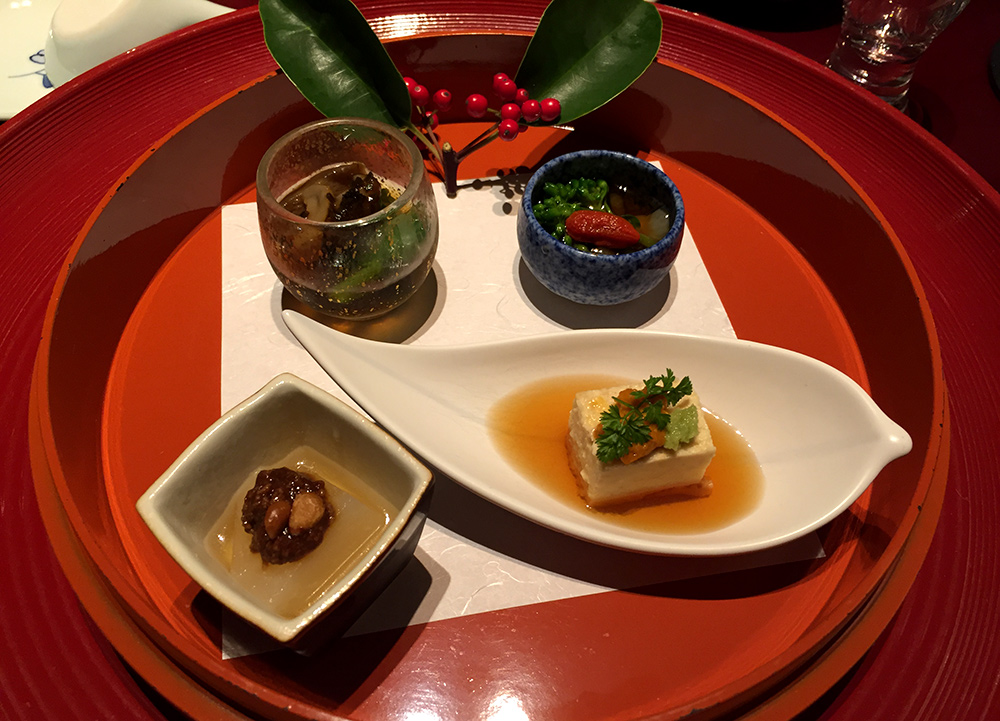 Entrées du diner à Sanbi