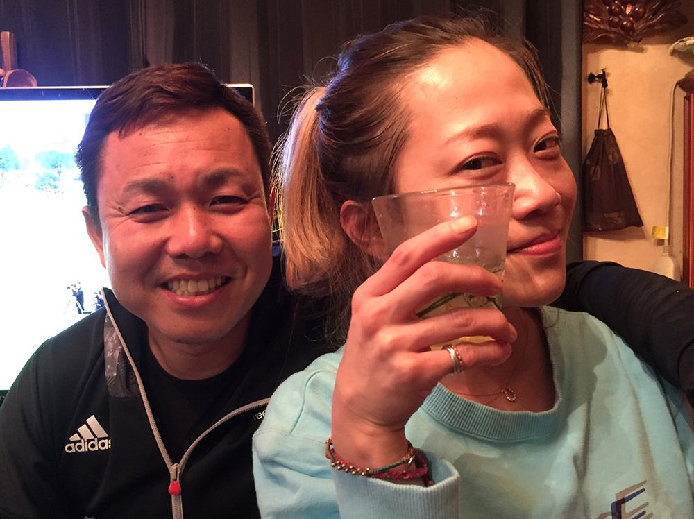 Shiho et un de ses potes d'enfance