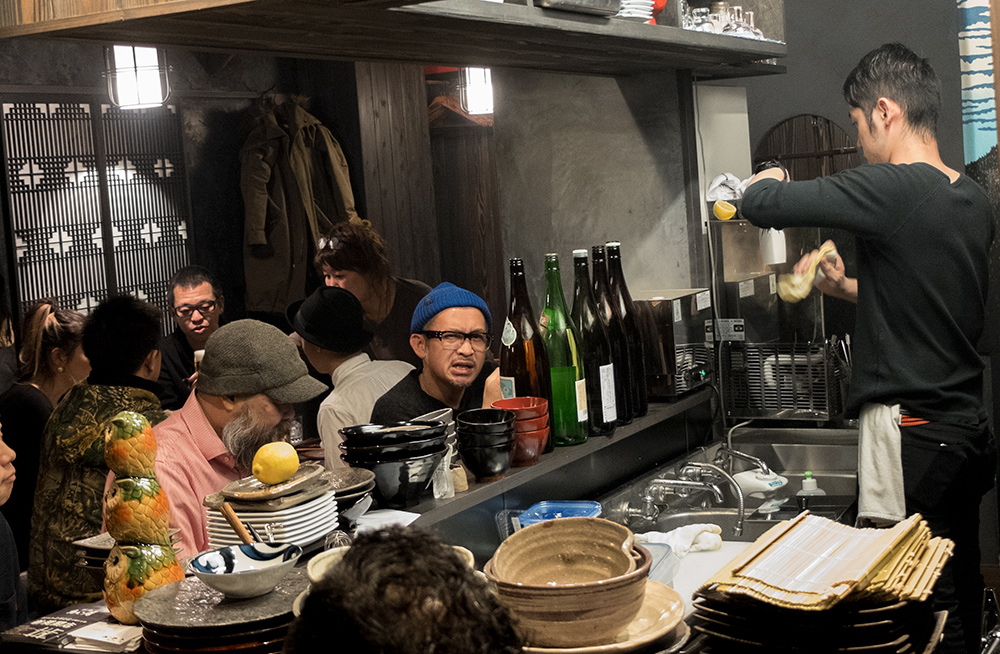 Pre-open party de l'izakaya Aistuki (あい月), Hiroshima