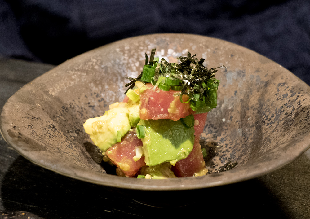 avocat et thon cru - Izakaya Aitsuki あい月 Hiroshima