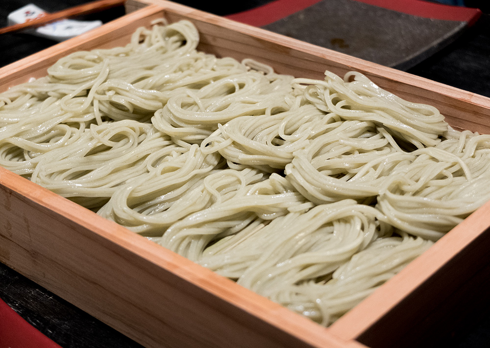 hegi soba, nouilles de sarrasin de la région de Niigata, izakaya Aitsuki あい月 Hiroshima