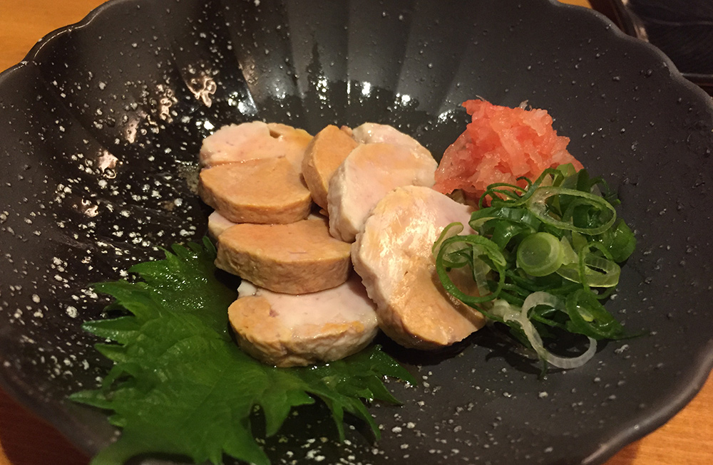 Ankimo (foie de lotte) à Yamatsumi, Hiroshima