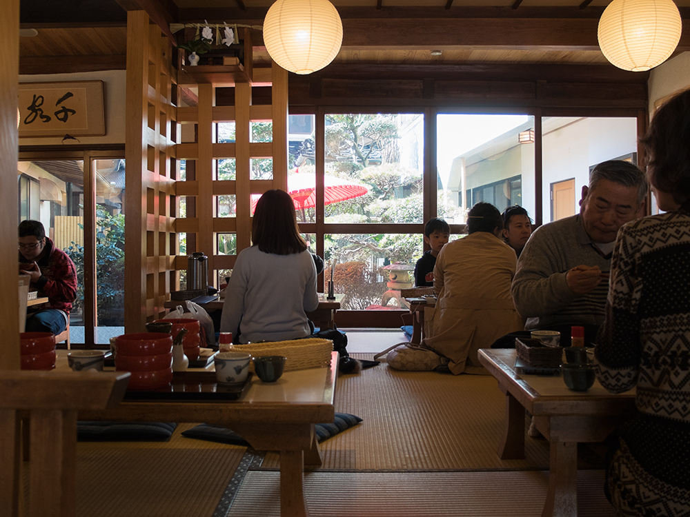 intérieur de Yakumo (八雲), restaurant d'Izumo Soba