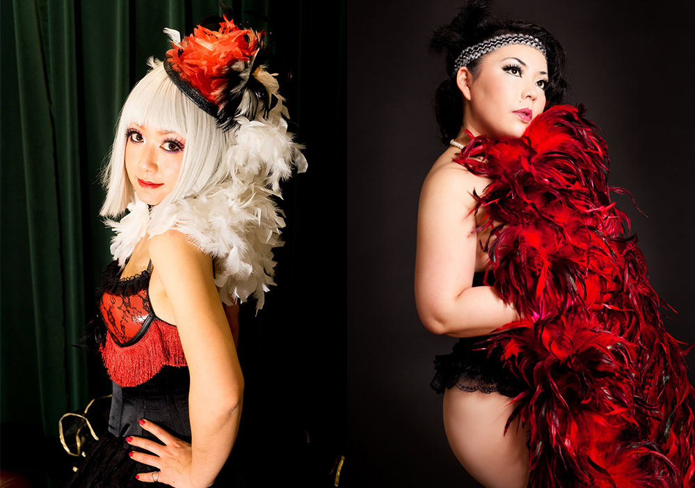 Goto Izumi & Cherry Typhoon, spectacle burlesque, Japon