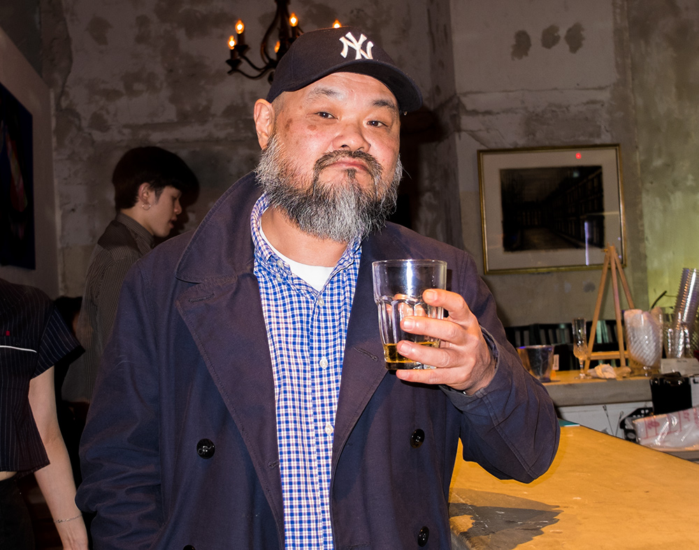 portraits de gens d'Hiroshima: japonais barbu