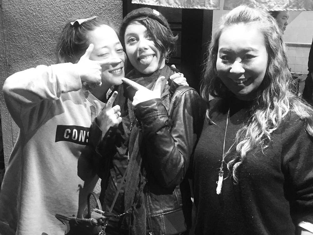 avec les copines à Hiroshima