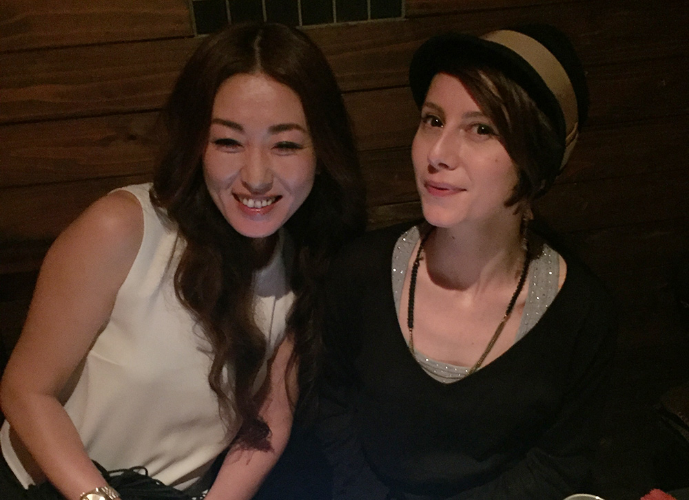 avec une copine à Il Grido, Hiroshima