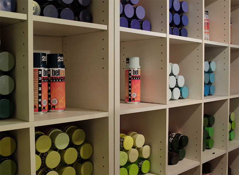Bombes de peinture magasin de Suiko, Dimlight Hiroshima