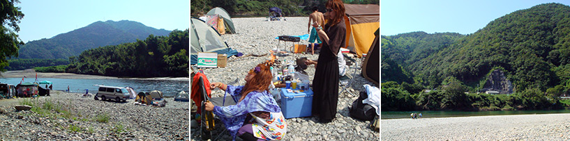 mais on avait oublié de me préciser que c'était un campement Psychedelic-trance...