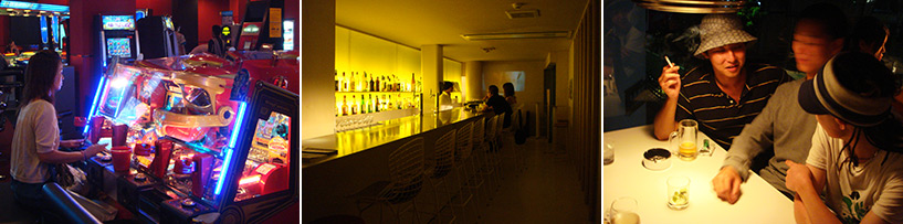 L'enfer du boucan des Game Centers, le très chic bar 44 et Opium