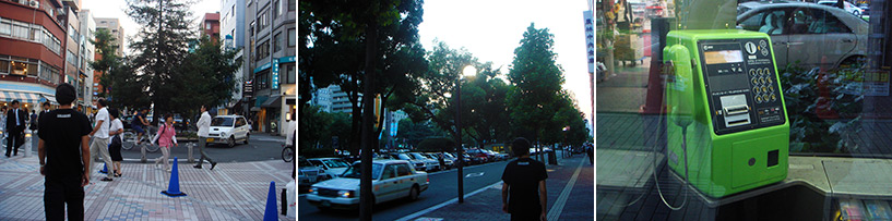 Namiki-dori et Heiwa-dori Hiroshima 2006