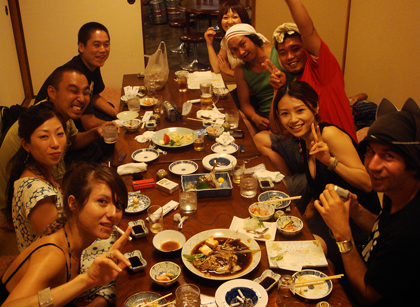 soirée à l'izakaya