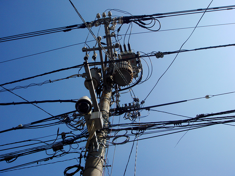 poteaux électriques Japon
