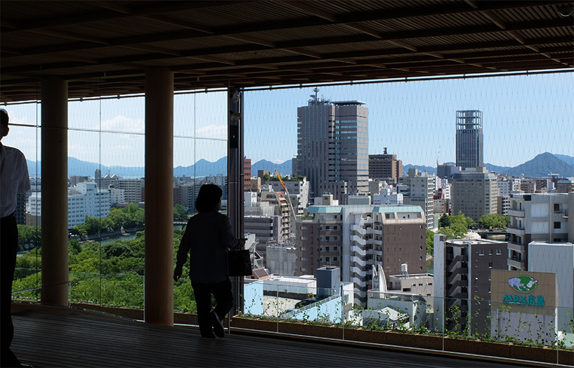 Vue depuis la Hiroshima Orizuru Tower