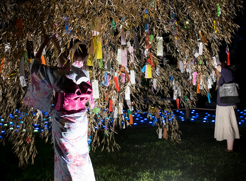 tanabata jardin shukkei-en Hiroshima yukata