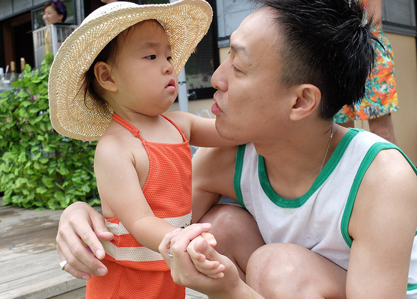 papa japonais avec sa fille