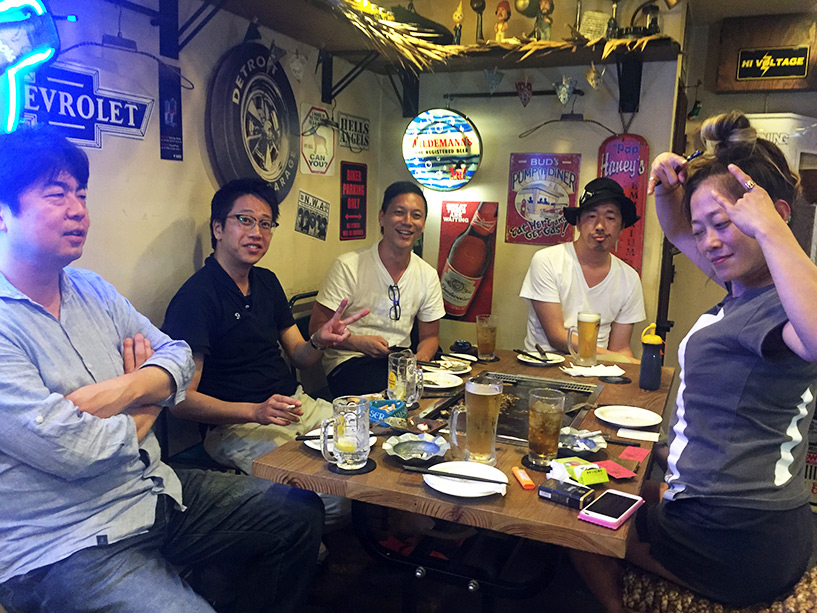 Rencontre avec l'équipe de tournage toyoïte de l'agence FILM au Teppan Dōjō