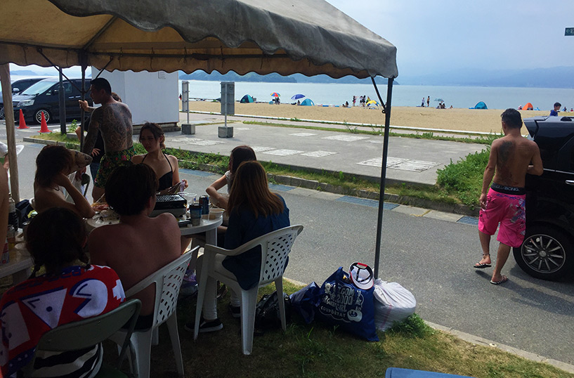 bar de plage Japon Hiroshima