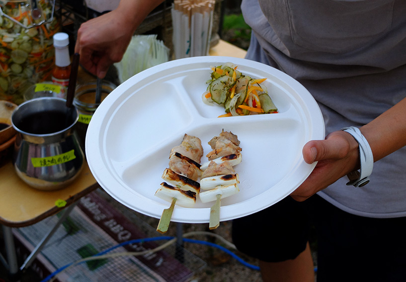 Assiette de brochettes