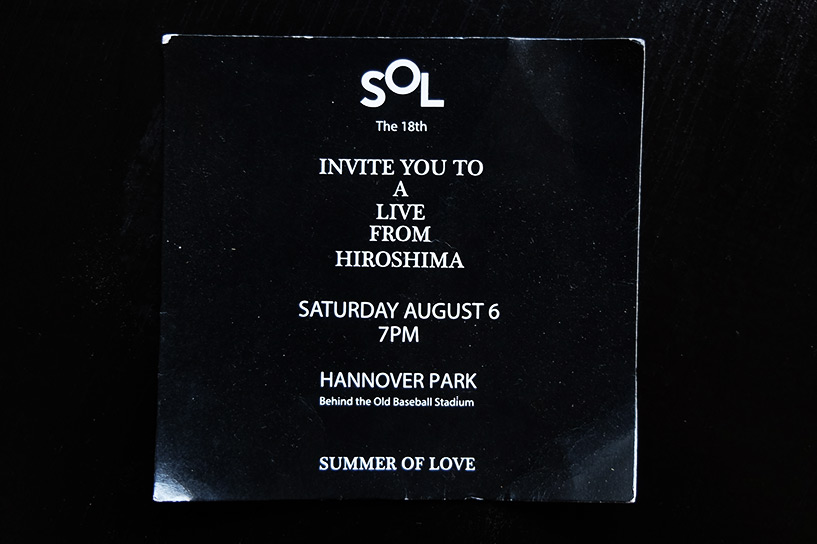 flyer de Summer of Love 2016 Hiroshma Sleepyeye