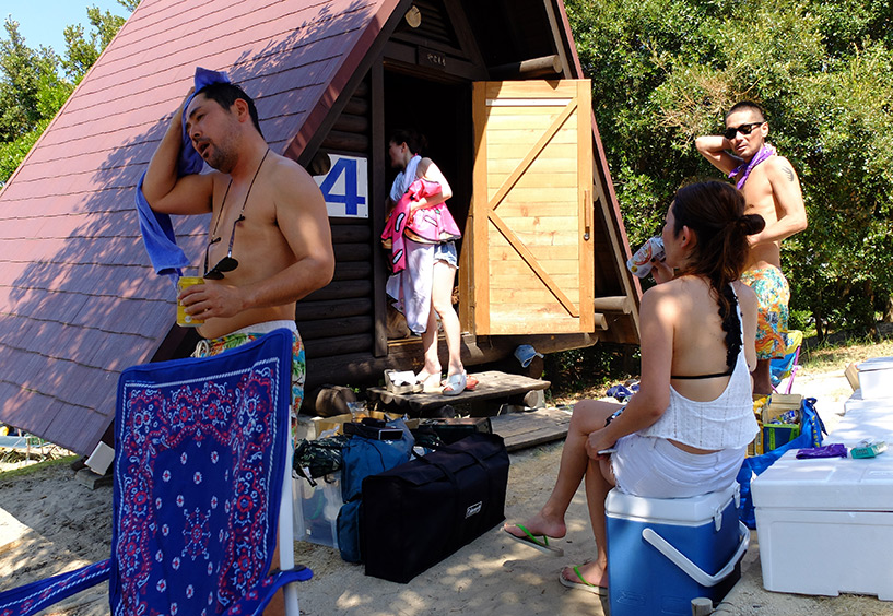  cabane au camping Iwami Seaside Park / Hamada Japon