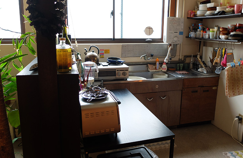 cuisine dans un appartement japonais