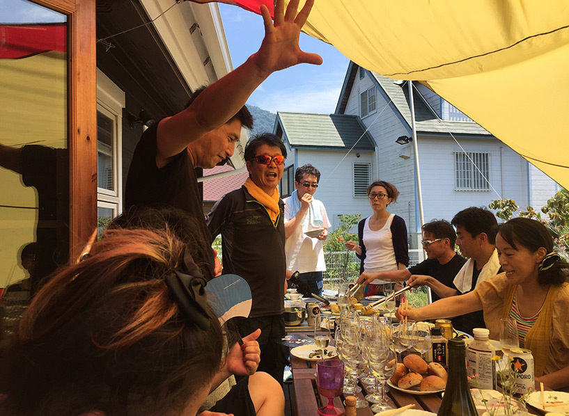 repas à la campagne Japon