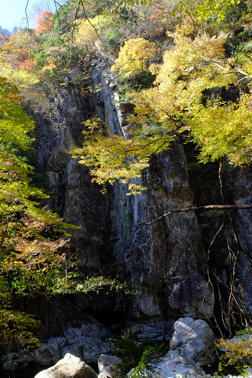 Parois du ravin de Sandankyo Japon