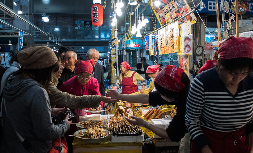 marché aux poissons de Karato, Shimonoseki