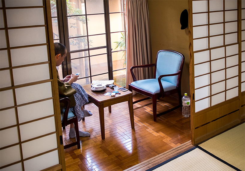 chambre de ryokan Yudaonsen